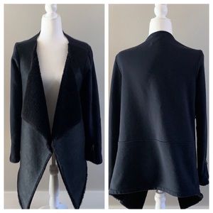 VELVET By Graham Spencer Sherpa Open Front Jacket